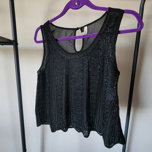 Beaded crop top